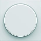 Hager - Enjoliveur gallery variateur rotatif, finition Pure