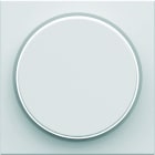 Hager - Enjoliveur Gallery variateur rotatif, finition Pure