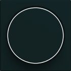 Hager - Enjoliveur Gallery variateur rotatif, finition Night