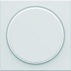 Hager - Enjoliveur Gallery variateur poussoir, finition Pure