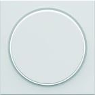 Hager - Enjoliveur gallery variateur poussoir, finition Pure