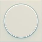 Hager - Enjoliveur gallery variateur poussoir, finition Dune