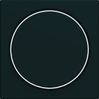 Hager - Enjoliveur Gallery variateur poussoir, finition Night