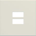 Hager - Enjoliveur Gallery prise double USB, finition Dune