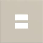 Hager - Enjoliveur chargeur USB gallery sand, plastique sable mat