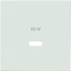 Hager - Enjoliveur Gallery prise USB 65W, finition Pure