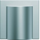 Hager - Enjoliveur Gallery sortie de câble, finition Titane