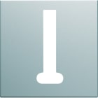 Hager - Enjoliveur gallery prise téléphone T 2 modules , finition Titane