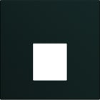 Hager - Enjoliveur Gallery prise RJ45 2 modules , finition Nuit