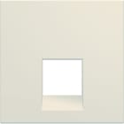 Hager - Enjoliveur Gallery prise RJ45 45° 2 modules, finition Dune