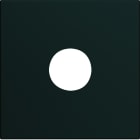 Hager - Enjoliveur Gallery prise TV 2 modules, finition Night