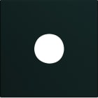 Hager - Enjoliveur gallery prise TV 2 modules, finition Night