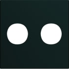 Hager - Enjoliveur prise double F gallery 2 modules night