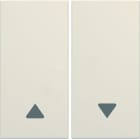 Hager - Enjoliveur Gallery volet roulant 2 modules , finition Dune