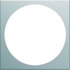 Hager - Enjoliveur Gallery VDI 2 modules , finition Titane