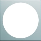 Hager - Enjoliveur gallery VDI 2 modules , finition Titane