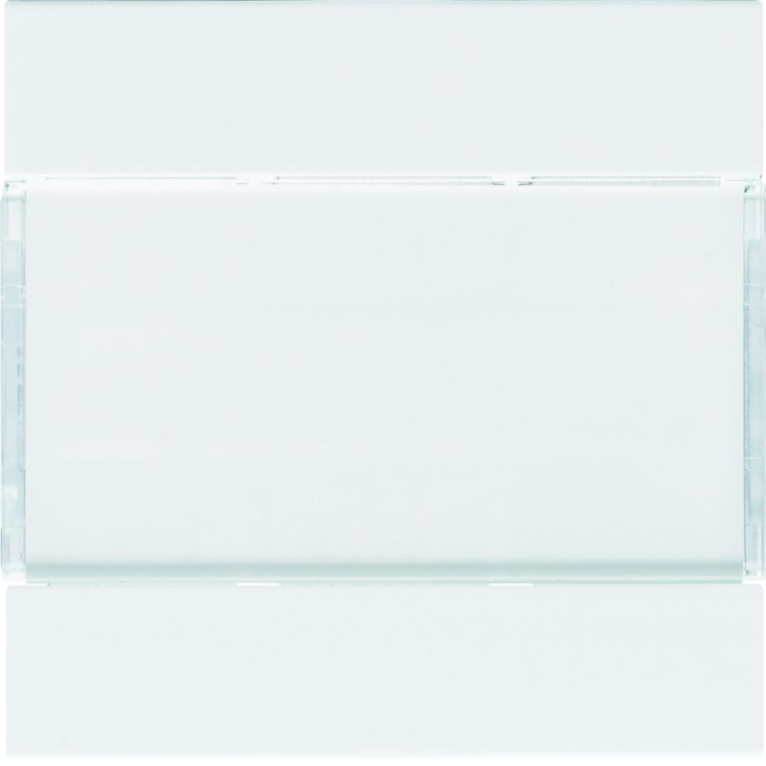 Hager - Enjoliveur Gallery 2 boutons poussoirs KNX finition Pure