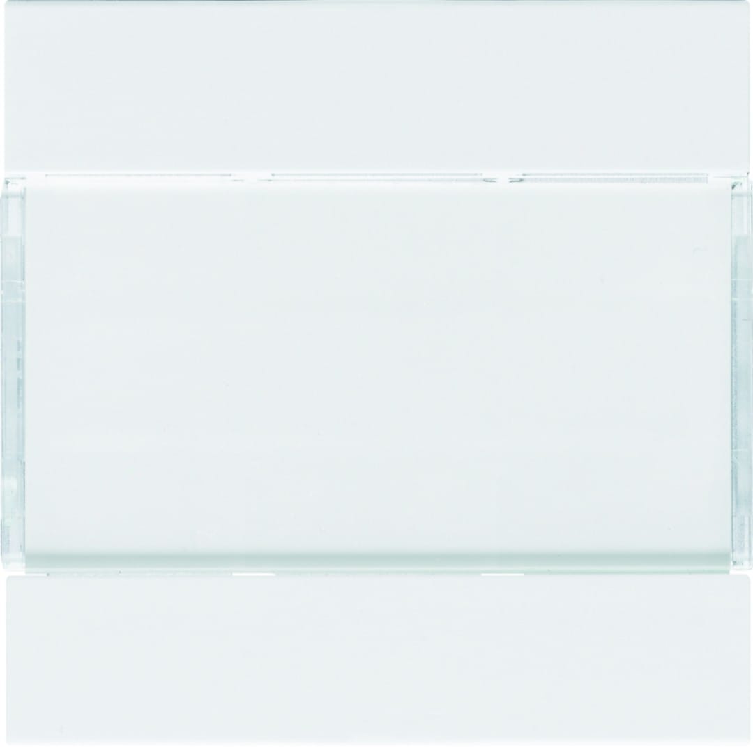 Hager - Enjoliveur gallery 2 boutons poussoirs KNX finition Pure