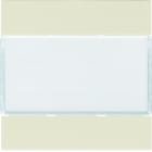 Hager - Enjoliveur 2 boutons poussoirs KNX gallery dune