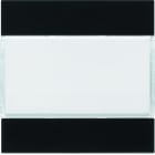 Hager - Enjoliveur gallery 2 boutons poussoirs KNX finition Night