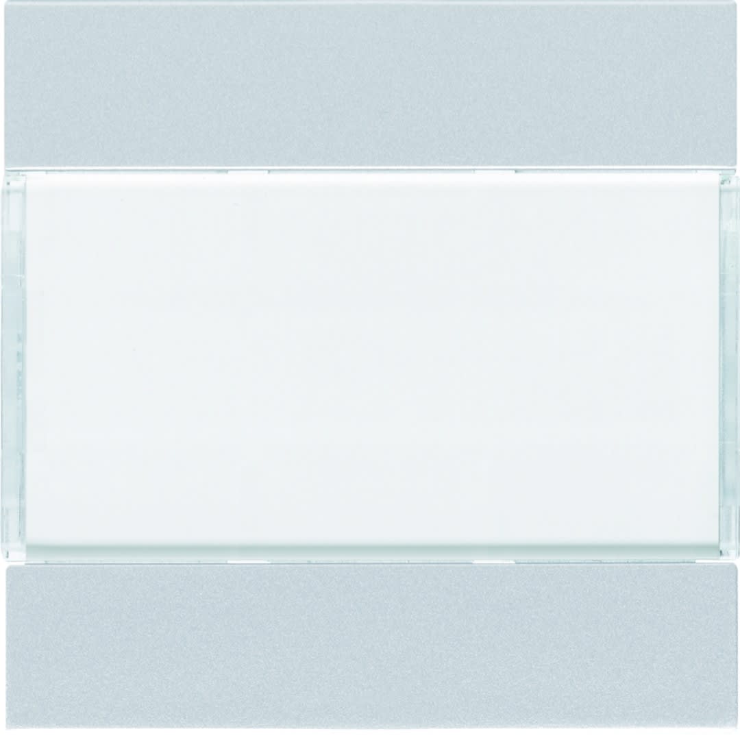 Hager - Enjoliveur 2 boutons poussoirs KNX gallery titane