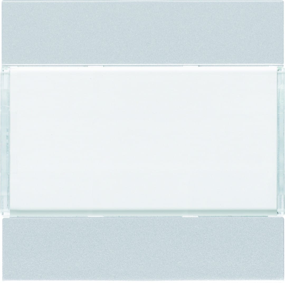 Hager - Enjoliveur 2 boutons poussoirs KNX gallery titane