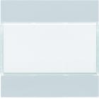 Hager - Enjoliveur 2 boutons poussoirs KNX gallery titane