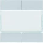 Hager - Enjoliveur 4 boutons poussoirs KNX gallery titane