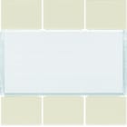 Hager - Enjoliveur 6 boutons poussoirs KNX gallery dune