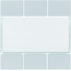 Hager - Enjoliveur 6 boutons poussoirs KNX gallery titane