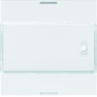 Hager - Enjoliveur gallery 2 boutons poussoirs KNX LED Pure