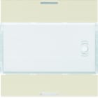 Hager - Enjoliveur 2 boutons poussoirs KNX gallery LED dune