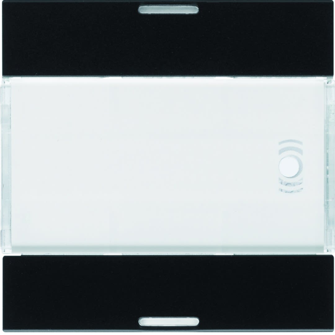 Hager - Enjoliveur Gallery 2 boutons poussoirs KNX LED Night