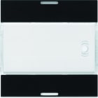 Hager - Enjoliveur Gallery 2 boutons poussoirs KNX LED Night