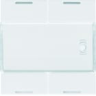 Hager - Enjoliveur gallery 4 boutons poussoirs KNX LED Pure