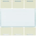 Hager - Enjoliveur 6 boutons poussoirs KNX gallery LED dune