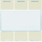 Hager - Enjoliveur 6 boutons poussoirs KNX gallery LED dune