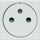 Hager - Prise de courant gallery 2P+T, mécanisme prise affleurante. Lot de 50