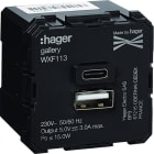 Hager - Chargeur double USB A+C gallery