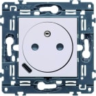 Hager - Prise de courant affleurante gallery 2P+T avec USB-C Pure