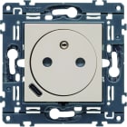 Hager - Prise de courant affleurante Gallery 2P+T avec USB-C Dune