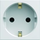 Hager - Prise de courant Gallery 2P+T Schuko Pure