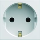 Hager - Prise de courant gallery 2P+T Schuko Pure