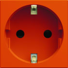 Hager - Prise de courant Gallery 2P+T Schuko Orange