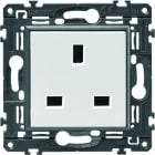 Hager - Prise de courant Gallery standard britannique Pure