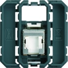 Hager - Prise gallery RJ45 cat.6A STP pour Grade 3TV