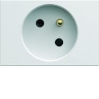 Hager - Prise de courant speciale goulotte gallery 2P+T 16A pure