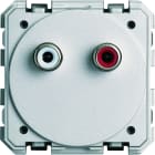 Hager - RCA audio gallery bornier a vis