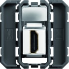 Hager - Prise gallery traversante HDMI keystone