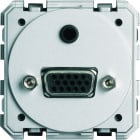 Hager - SUB-D15 (VGA+minijack) gallery à vis